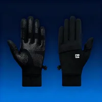 Ski Liner Gloves 1 Pair, Touchscreen Winter Gloves with Anti-Slip Palm, High Elastic Gloves for Men Women, Flip Fingertip Design 4