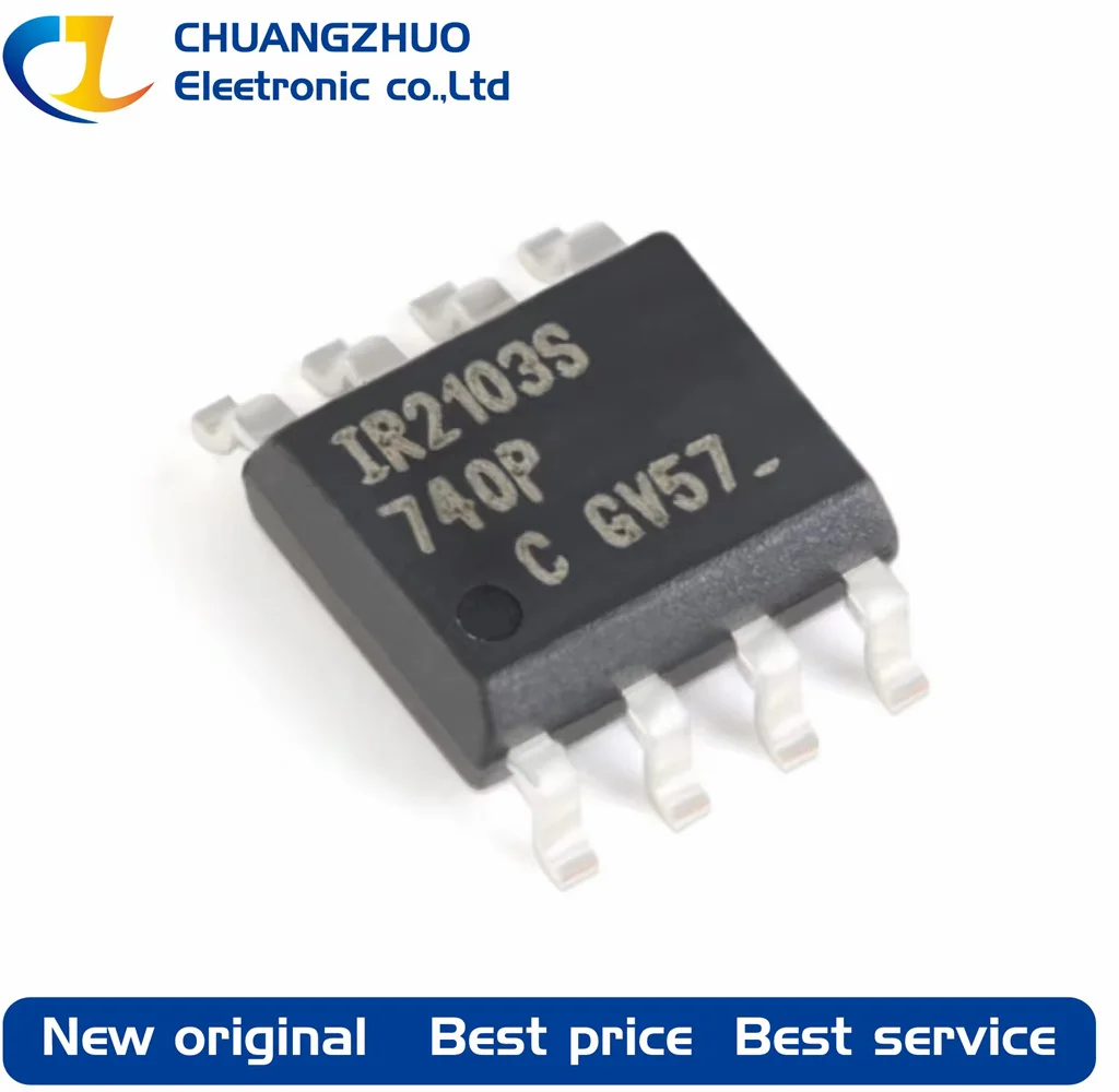 

10Pcs/Lot New original IR2103STRPBF IR2103S 10V~20V 210mA 360mA Half Bridge MOSFET IGBT SOP-8 Gate Drive ICs