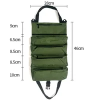 Organize Your Tools with This Portable, Multi-Pocket Oxford Cloth Roll Up Tool Bag! 1