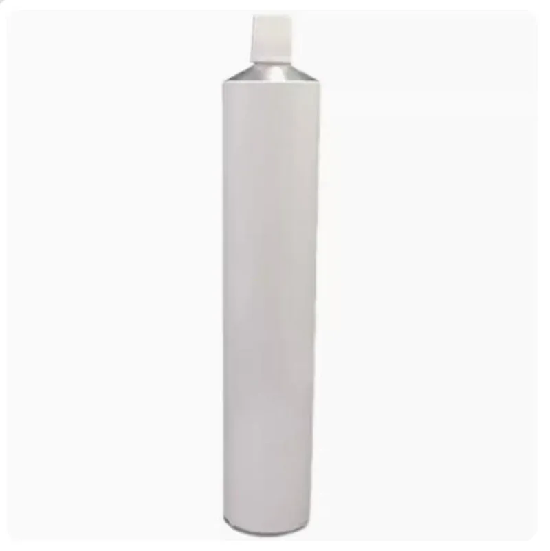 Aluminum Empty Tube 100pcs/lot 5ml-100ml Aluminum Empty Travel Tube Toothpaste Unsealing Tubes With Needle Cap Silver Toothpaste Tube