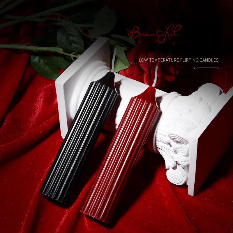 BDSM Paraffin Low Temperature Candle Adult and Female Flirting Dropping Wax Play Accessorie for Couples Game Sex Toy