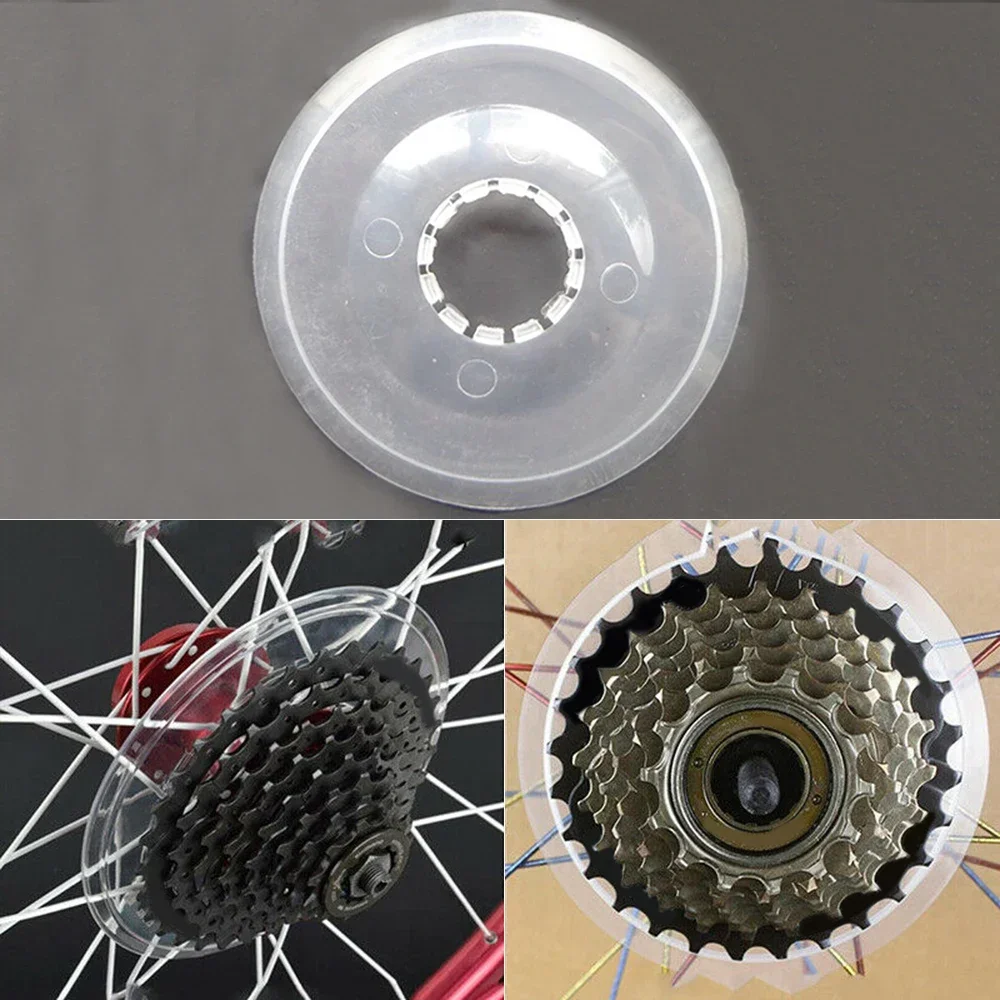 Bicycle Cassette Wheel Spoke Protector Guard ABS Plastic Freewheel Chain Wheel Covers