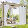 Outdoor Garden Curtains Street Gazebo Curtains Waterproof Tulle Curtains Porch Pergola Privacy Sunshading Curtain Patio Decor 1
