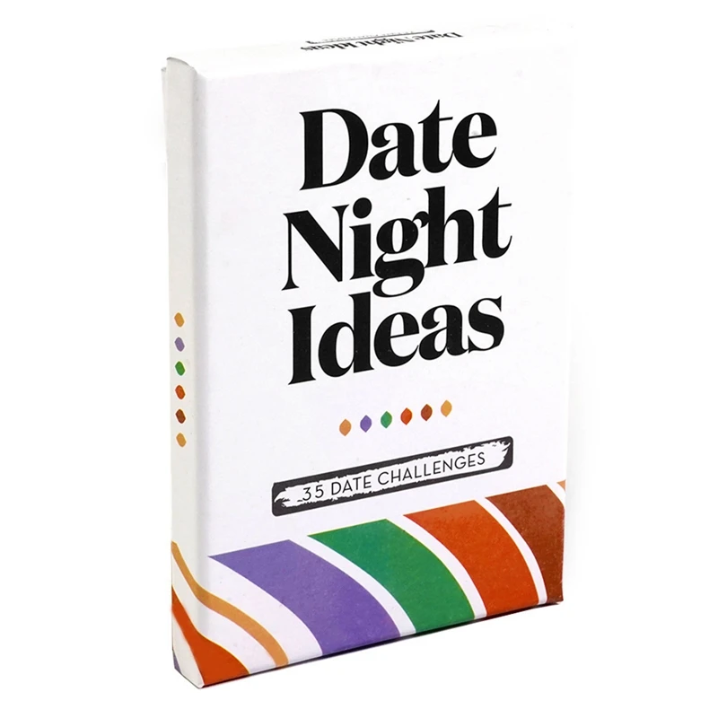 

Date Night Box - Scratch Off Card Toy With Exciting Date Thought For Couple: Girlfriend, Boyfriend, Wife Or Husband Easy To Use