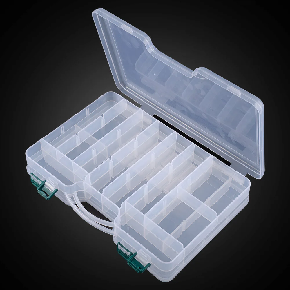 Gralara 3 Layer Foldable Tool Box, Fishing Tackle Box Sturdy