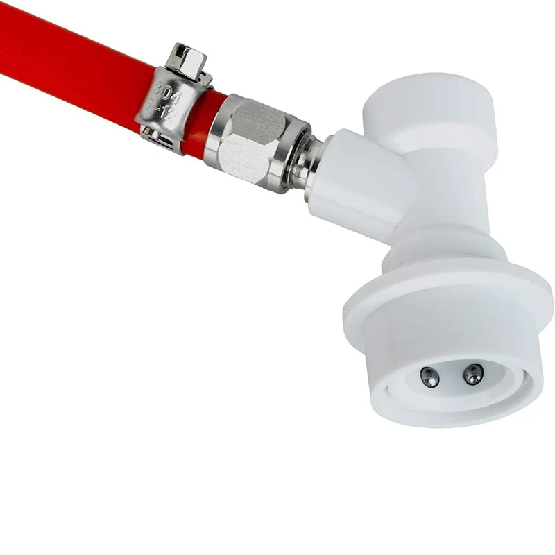 1.2M Ball Lock Gas Line Assembly Gas Dispensing Hose Tube Soda Water Carbonated Beer Dispenser Tube Homebrew ball lock keg adapter beer hose connector