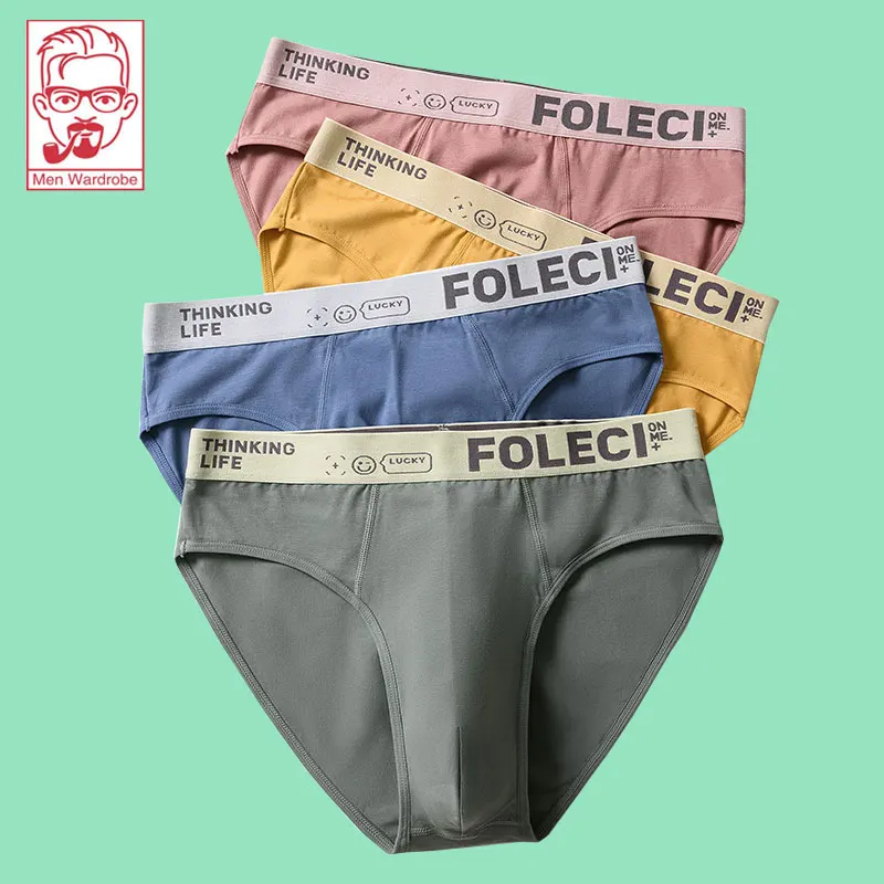 

Cotton Men's Underwear Men's Mid-Waist Sexy Briefs Baggy Large Size Breathable And Bacterially-Resistant Shorts Bottom Shorts