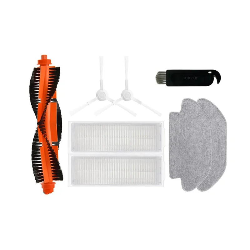 

For Xiaomi Mijia Robot Vacuum Mop 3C B106CN Spare Parts Accessories Main Side Brush Hepa Filter Mop Rag Cloth Cover