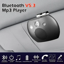 Enhanced Bluetooth Handsfree Car Audio Kit with HiFi Speaker and Noise Cancelling (New Bluetooth V5.3)