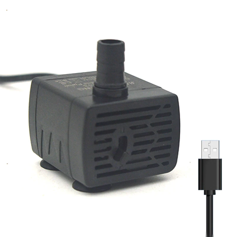 Ultra Quiet USB Aquarium Fish Tank Filtration Pump Mini Pet thumbnail 4