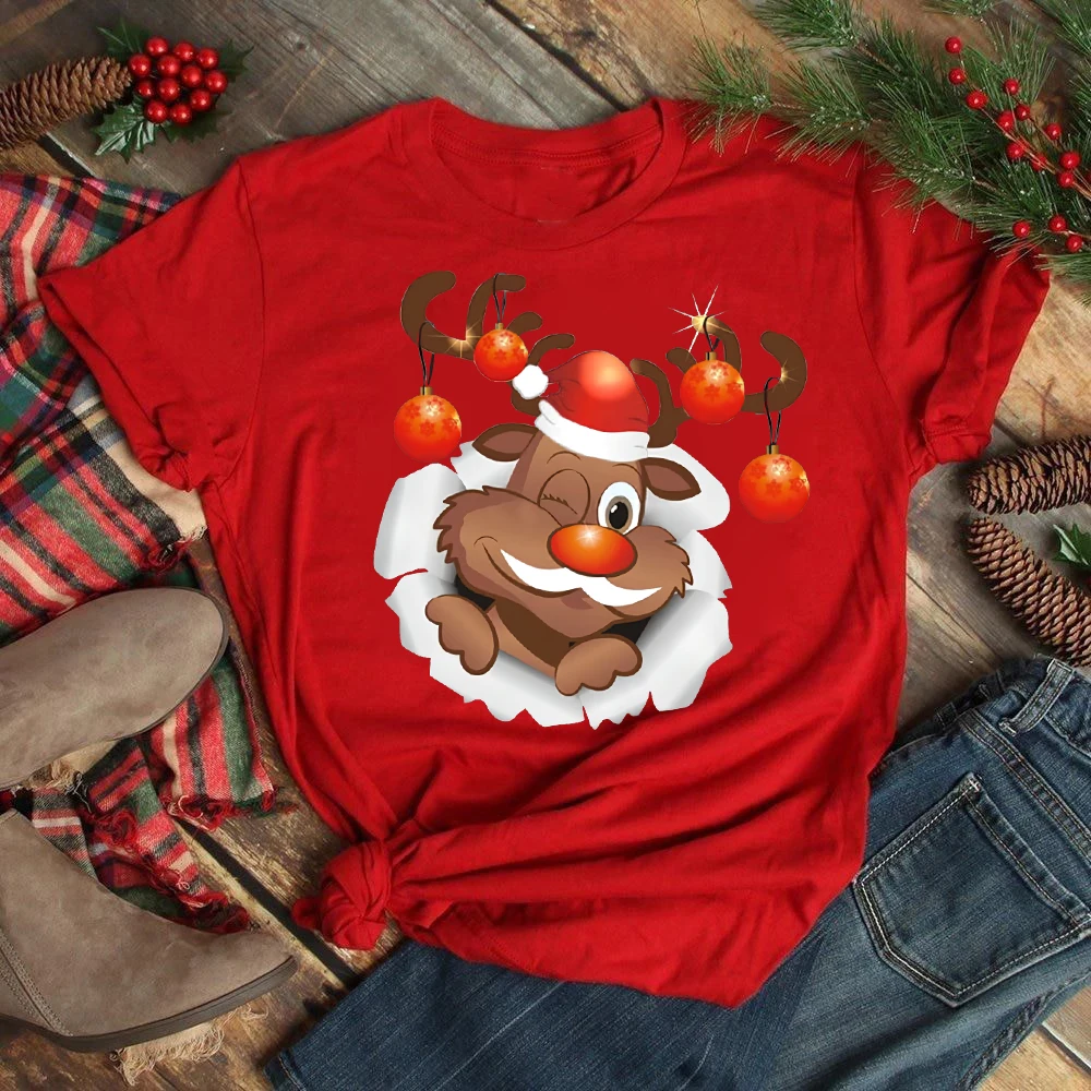 T Shirt Noel "Pere Noel Humour" - Pour Femme - La French Touch
