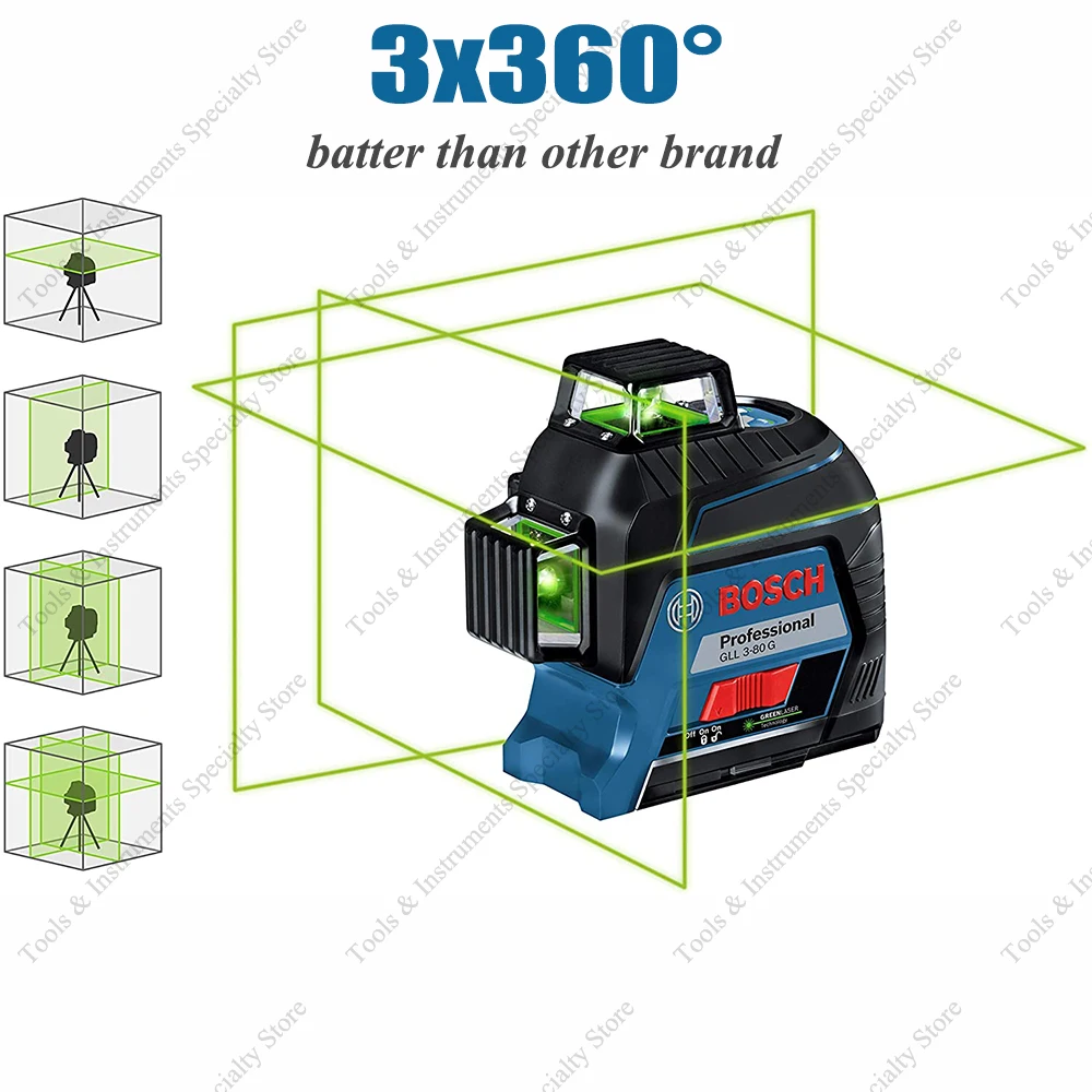 Bosch laser 360 green deals