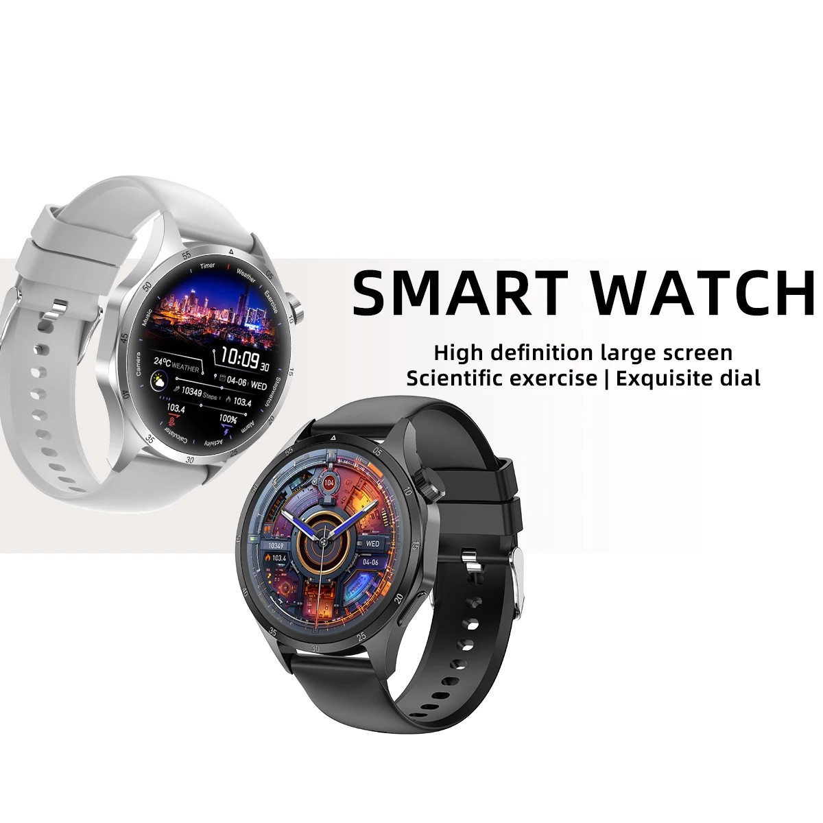 2026 New SmartWatch 1.52" HD AMOLED Screen Heart Rate Bluetooth Call Women's Health Monitoring Smartwatch for Men Women 2