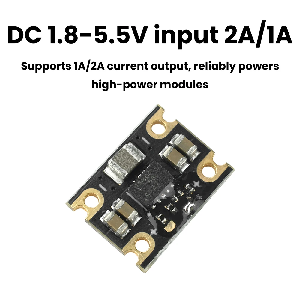 TPS63802 미니 벅 부스트 컨버터 모듈 DC 1.8-5.5V 3.3V 5V 1A 2A 리튬 배터리 스텝 업 다운 전압 레귤레이터 보드