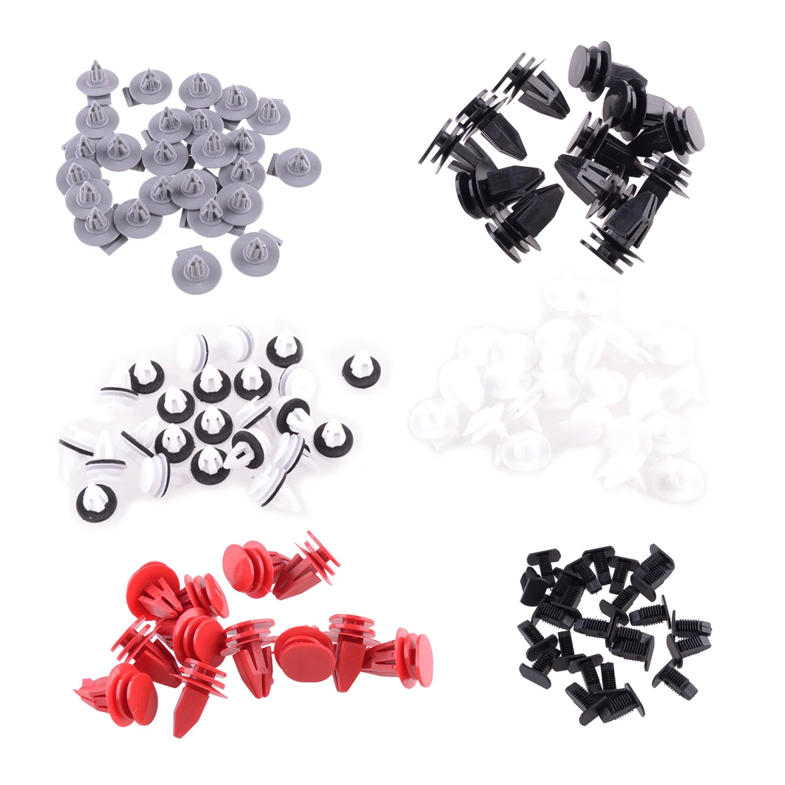 123pcs Wheel Arch Trim Bumper Side Door Fastener Clip Fit for BMW Mini ...