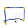 Folding Mini Football Soccer Ball Plastic Removable Goal Post Net Set High-strength Kids Indoor Outdoor Child Birthday Gift 1