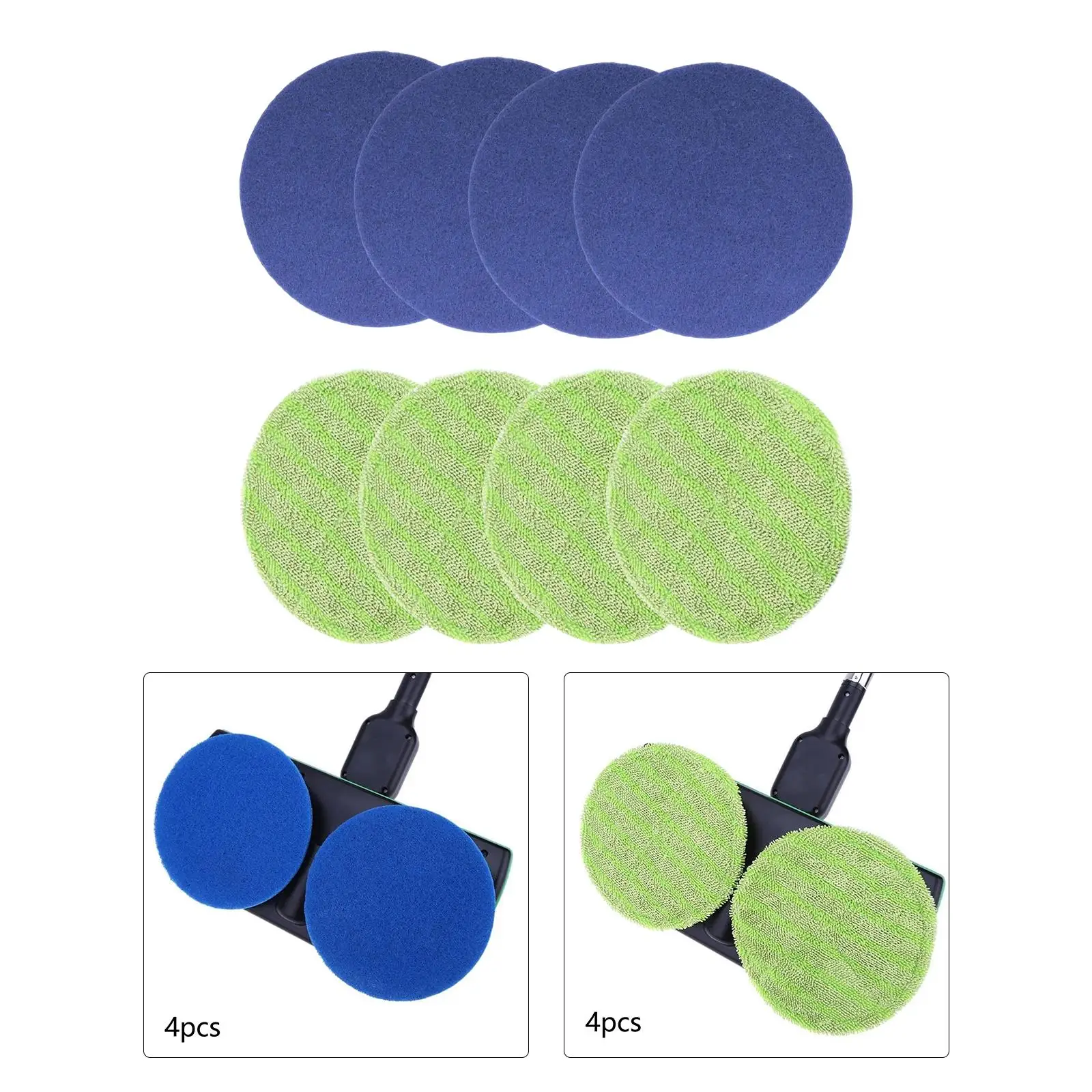 Efficient Electric Mop with 4 Replacement Pads for Sparkling Floors