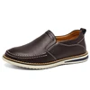 Genuine Leather Men's Shoes Fashion Breathable Men Casual Shoes Outdoor Flats Driving Shoes Large Size Men Loafers Sneakers