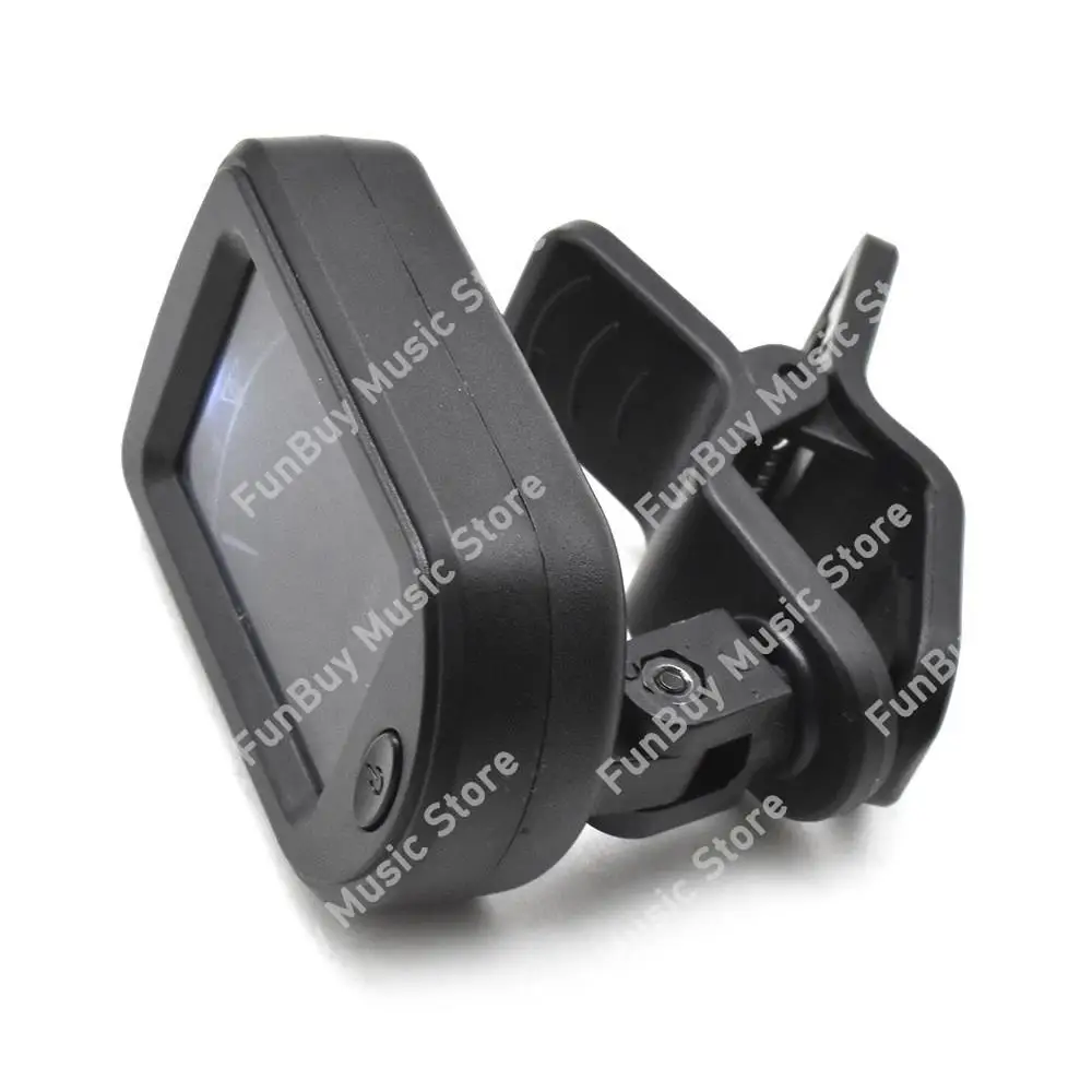 Description Picture 4 of itemLJ-01 JT-01 Clip-On Digital Guitar Tuner 360 Degree Rotatable LCD Guitarra Tuner for Chromatic Guitar Bass Violin Ukulele