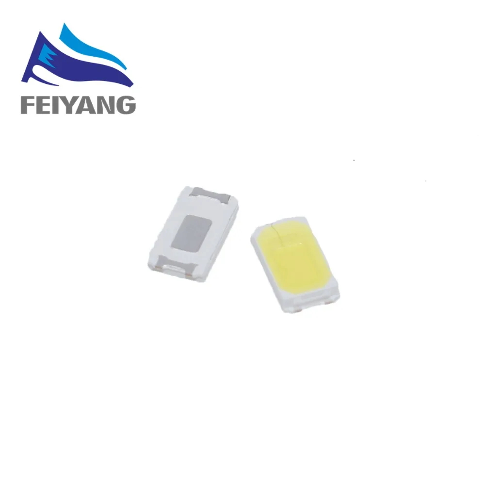 LED Diode 100pcs 5630/5730 CW/WW 0.5W 150Ma 50-55lm 6500K White Light SMD 5730 5630 5730 diodes (3.2~3.4V)