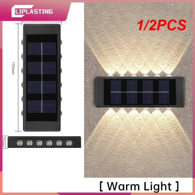 

1/2PCS Solar Light Waterproof Solar Led Light Outdoor Sunlight Lamp for Garden Street Landscape Balcony Decor Solar Wall Lamp
