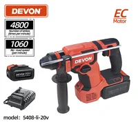 Devon 5408-Li-20V 6-12mm Lithium Brushless Multifunctional Rotary Hammer Cordless Impact Hammer Power Tools For 20V Battery 1