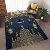 Prayer Rug Islamism Ramadan Room Decoration Large Size Carpets for Living Room Muslim Church Non-slip Soft Floor Mat Washable 1