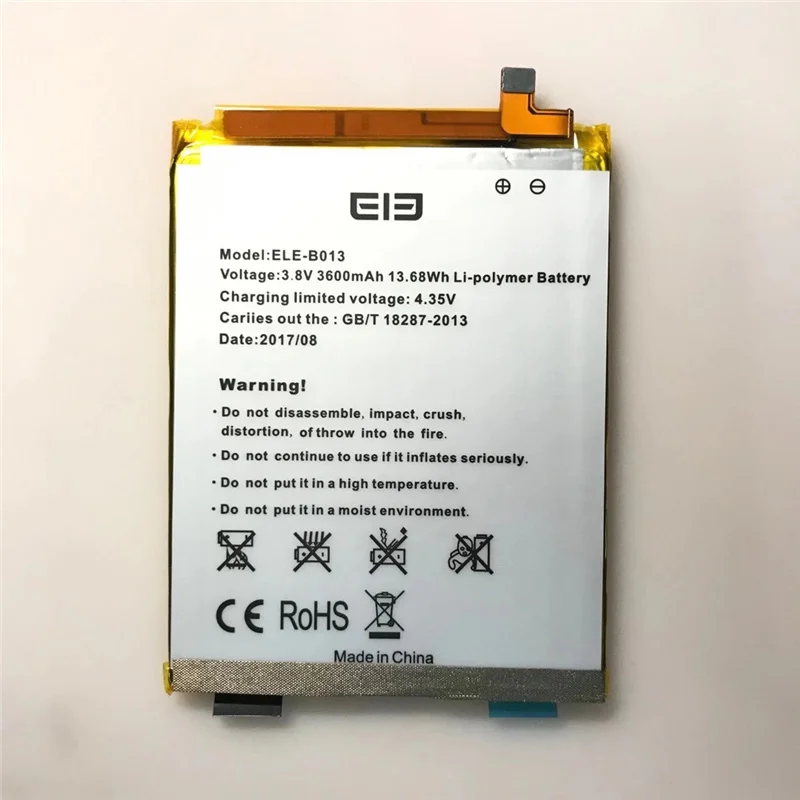 

YCOOLY Mobile phone battery for Elephone S8 battery 4000mAh 6.0inch MTK6797 Gift dismantling tool for Elephone ELE-B013 battery