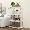 Four-Layer Multi-Functional Storage Rack Bathroom Living Room Organizing Rack Kitchen Bedroom Shelf Plastic Floor-Standing Stora 2