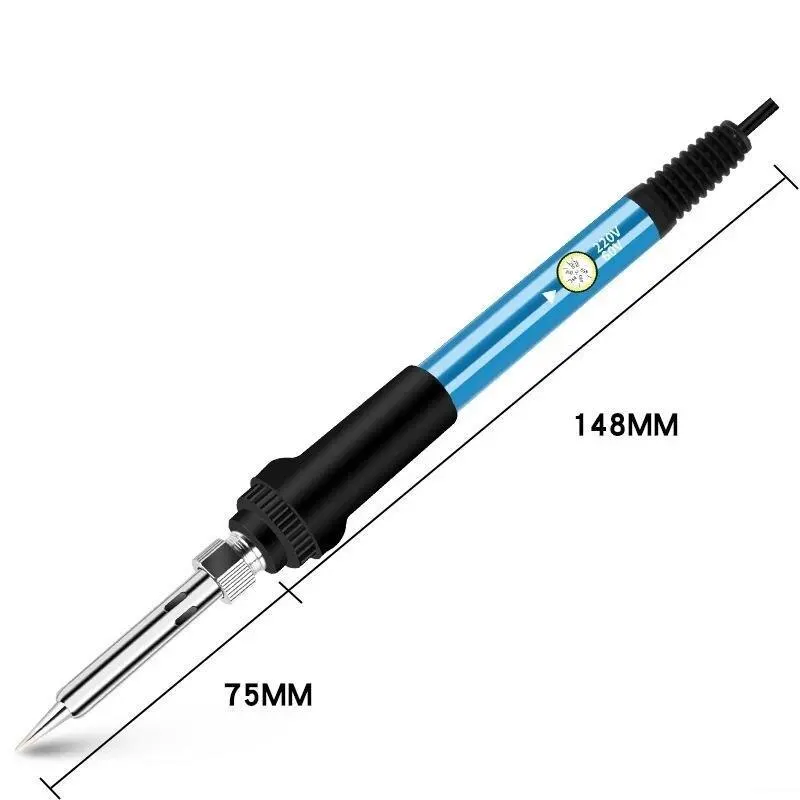 Electric Soldering Iron 1 PC 60w European Plug Temperature Adjustment Household Electronic Welding Repair Tool