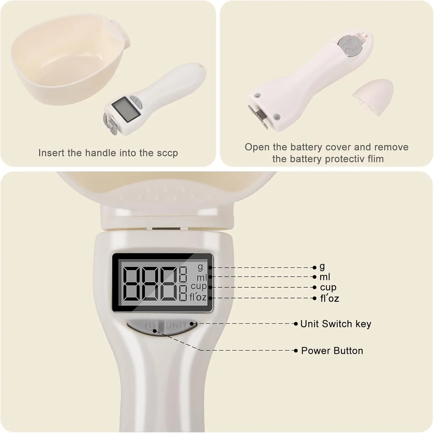 Pet Food Scale Digital Display Kitchen Scale LCD Electronic Precision Weighing Tool Dog Cat Feeding Food Measuring Spoon