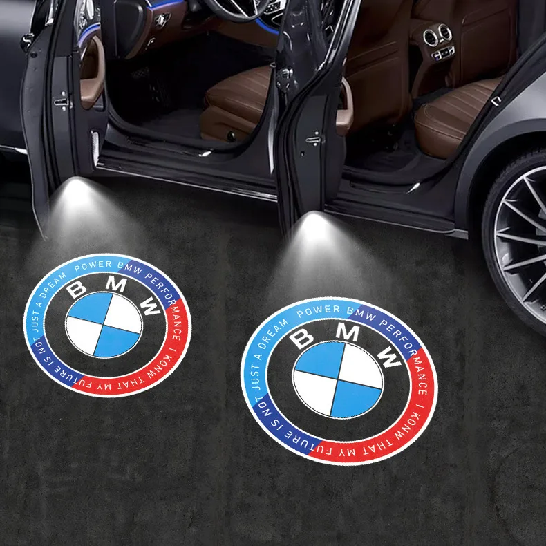 LED 자동차 문짝 라이트 환영 프로젝터 로고 고스트 섀도우 램프, BMW E60 E61 E90 E91 E92 E93 F10 F11 GT Z4 액세서리, 2 개 4 개