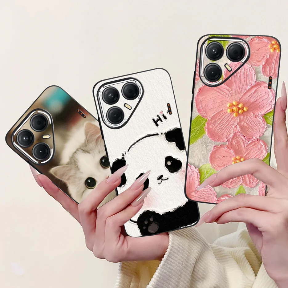 Stylish Painted Soft Silicone Phone Case Cover