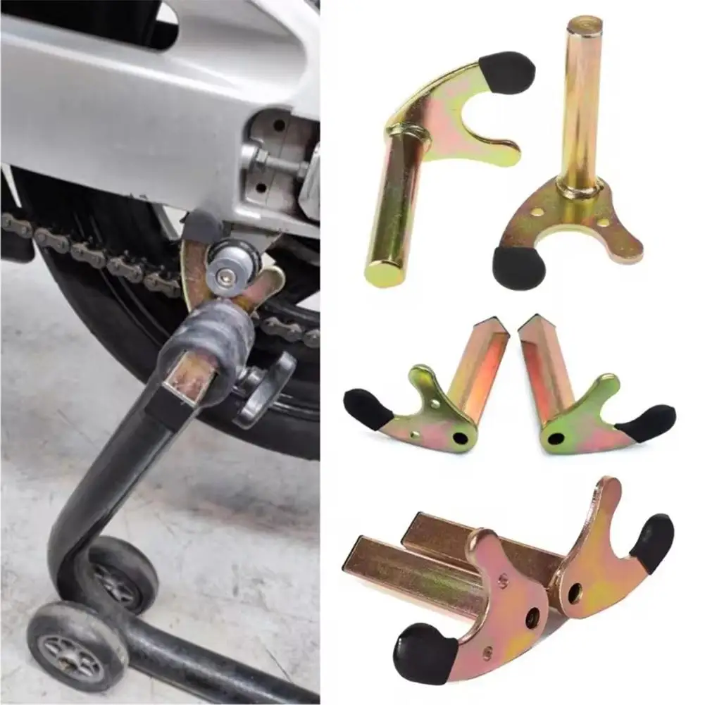 Metal Motorcycle Wheel Support Stands Frame Lift Tripod