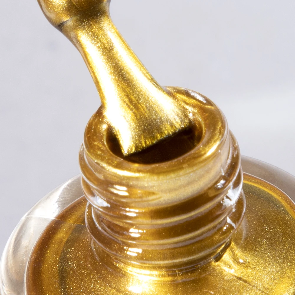 Tinovo Uno Metallic Gold Nail Polish Strengthener Growth Quick Dry Nail Growth Polish Lacquer Manicure Nail Art Base Top Coat 2