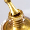 Tinovo Uno Metallic Gold Nail Polish Strengthener Growth Quick Dry Nail Growth Polish Lacquer Manicure Nail Art Base Top Coat 2