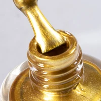 Tinovo Uno Metallic Gold Nail Polish Strengthener Growth Quick Dry Nail Growth Polish Lacquer Manicure Nail Art Base Top Coat 2