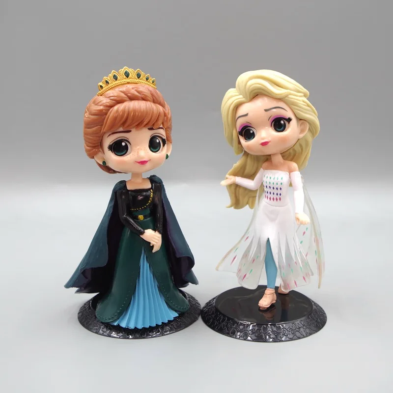 Frozen Elsa Anna Princess Action Figures Disney Princess Biancaneve Princess Bale Mermaid Ornamenti Desktop Regalo Di Compleanno Per Ragazze