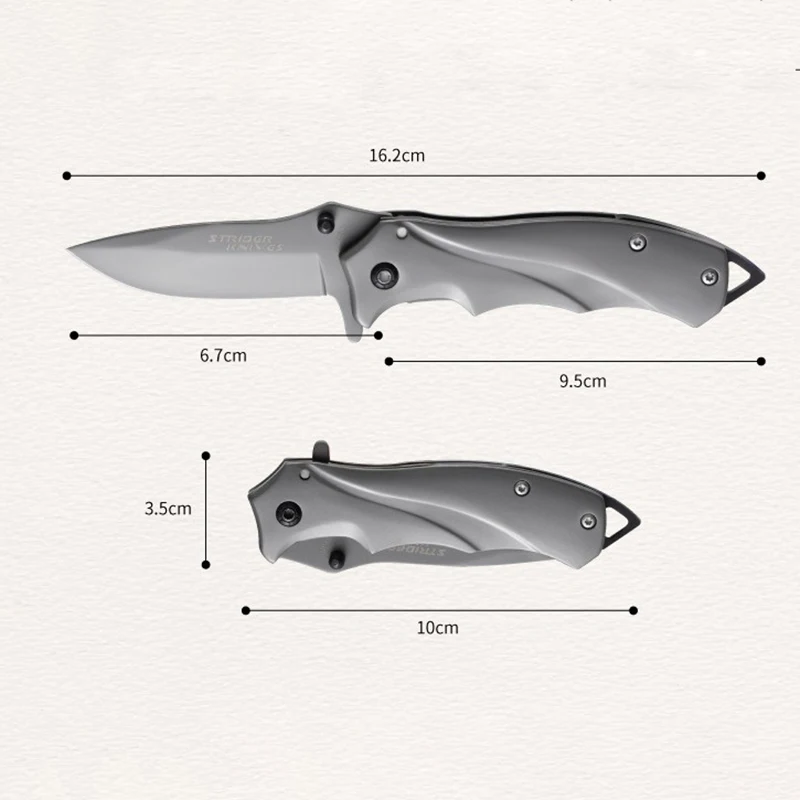 EDC Knife Portable Outdoor Folding Stainless Steel 5