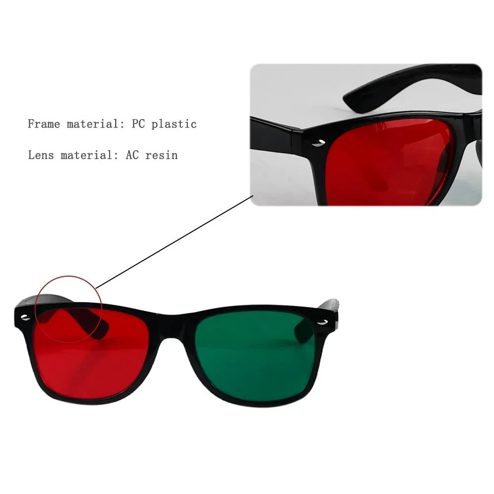 Amblyopia Training Glasses 1 Pc Red And Green Glasses Eyeglass for Amblyopia Training