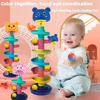Plastic Slide Track Toy Slide Ball Tower Rolling Ball Tracking Toy Sets Baby Toys Rolling Ball Pile Tower 1