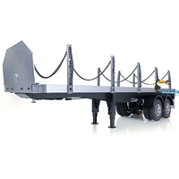 1/14 2 Axles RC Tractor Flatbed Semi Trailer Truck KIT for DIY TAMIYAYA Vehicle Car Model Toucan RC Hobby Toys TH01024-SMT1 1