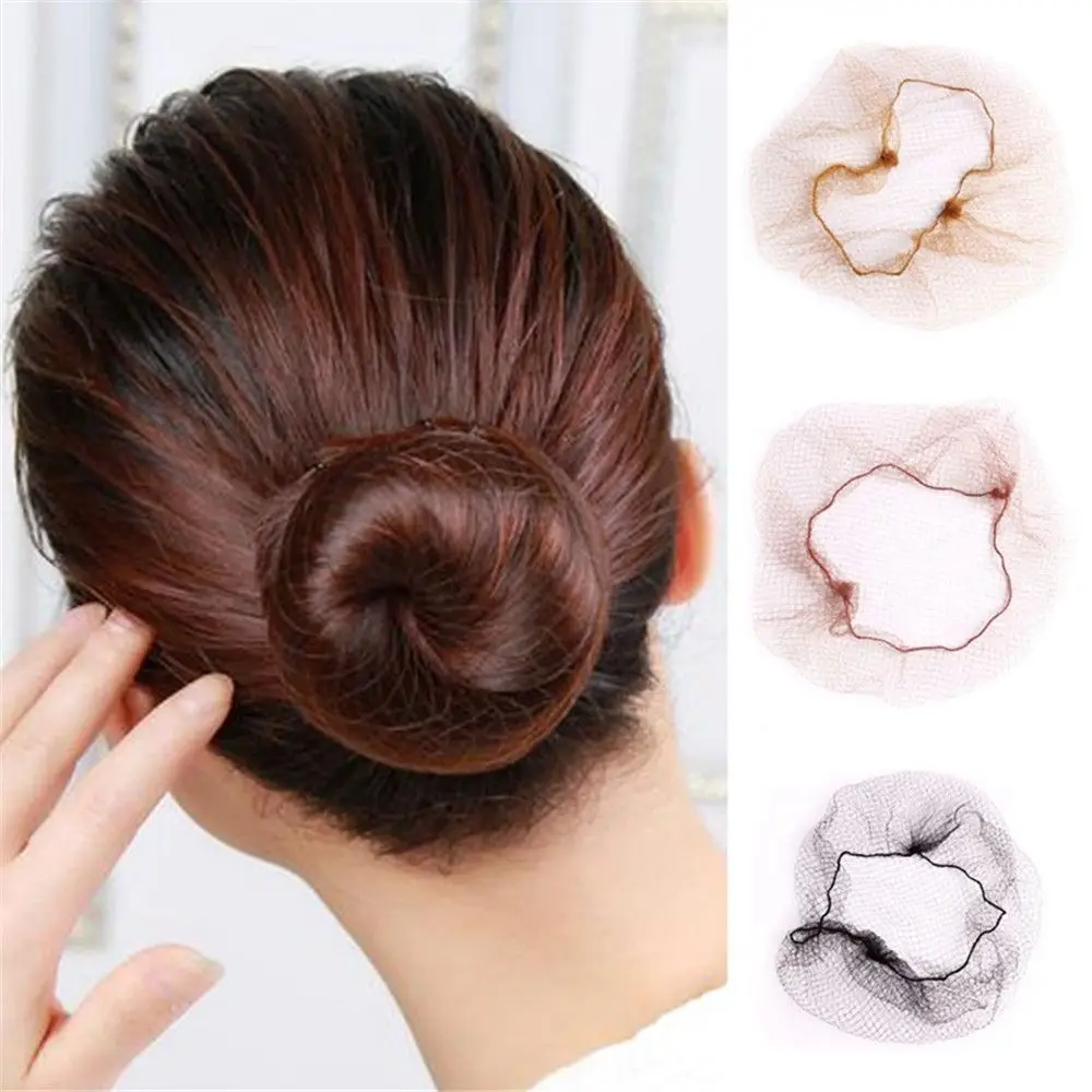 

10/30 Pcs Women Fashion Ballet Snood Fine Mesh Hair Styling Tool Wig Net Bun Cover Invisible Hair Nets