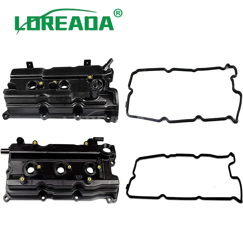 

Engine Camshaft Rocker Valve Cover 13264-8J113 13264-8J102 LH & RH With Gasket For Nissan Murano Altima Maxim Quest 2002-2007