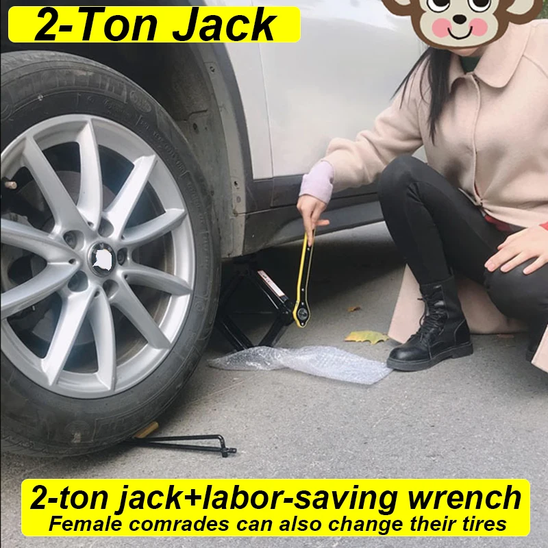 Car Jack Wheel Wrench Long Handle Ratchet Wrench Car Repair Tool Universal Scissor Jack Lift Speed Handle Tool Jack Lug Handle