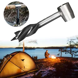 Multi purpose manual de broca de mão auger ao ar livre broca bushcraft ferramentas de sobrevivência para cortar a engrenagem de acampamento manual escavador auger