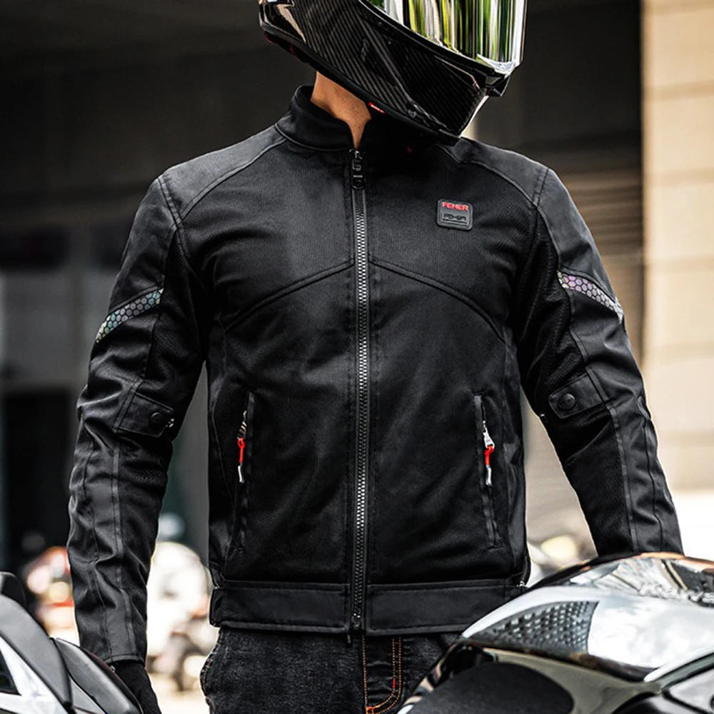 Summer Motorcycle Jacket Motocross Jacket Men Women Protective Gear mesh Motorbike Riding XS-7XL