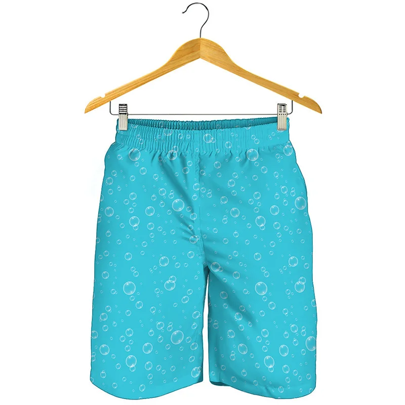 Fashion Blue Ocean 3D Printed Beach Shorts Men Sea Water Pattern Swimming Trunks Summer Vacation Oversized Surf Board Shorts 5