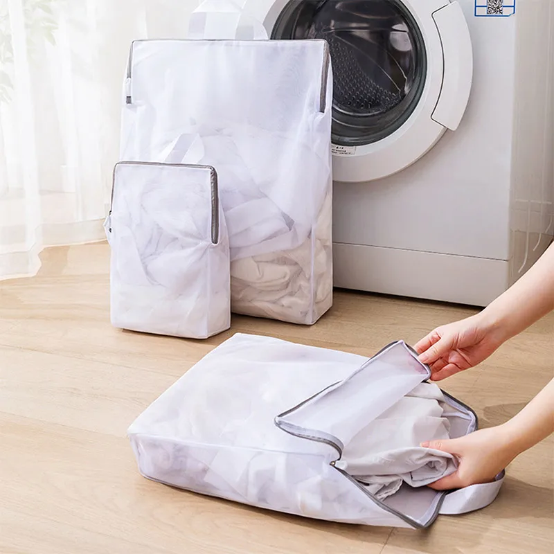 Upgraded Laundry Hand Bags Reusable Washing Machine Clothing Care Wash Bag Mesh Net Bra Socks Lingerie Underwear Laundry Storage 3
