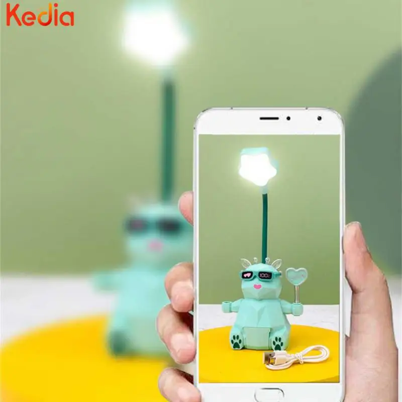 

Desk Lamp Bear Gradient Night Light Usb Charging Light Usb Charging Table Light Reading Lamp Cartoon Desk Lamp